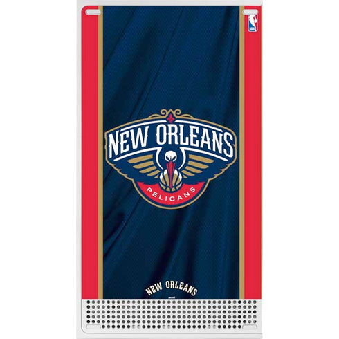 NBA New Orleans Pelicans Jersey Xbox Series S Console Skin